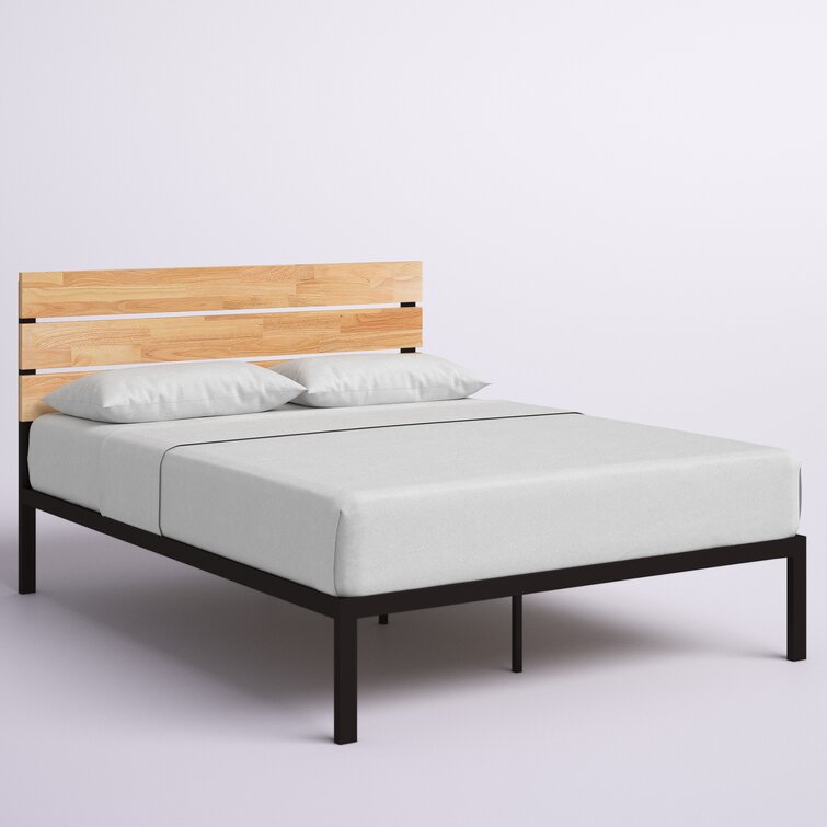 Sonoma metal and on sale wood platform bed